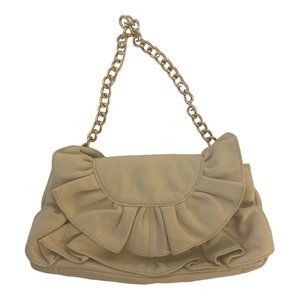 Felix Rey Womens Trendy New York Beige Manon Clutch Bag